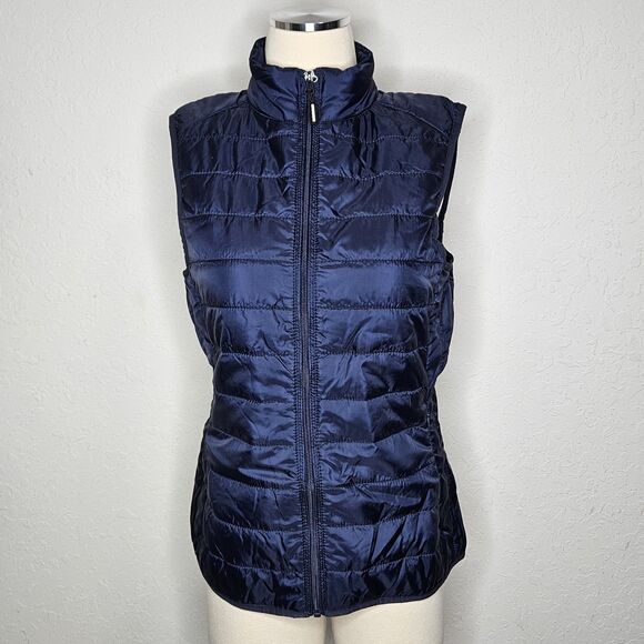 Core 365 Ladies Puffer Vest UTK Warm Logik Insulated Navy Blue XS NWT - Picture 1 of 7